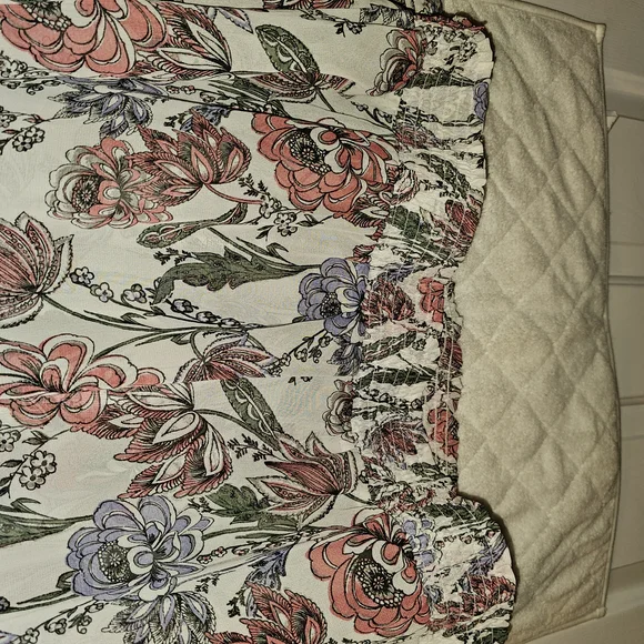 2x AGB Pink and Purple Floral Long Sleeve Blouse Pullover Top Shirt - Picture 6 of 9